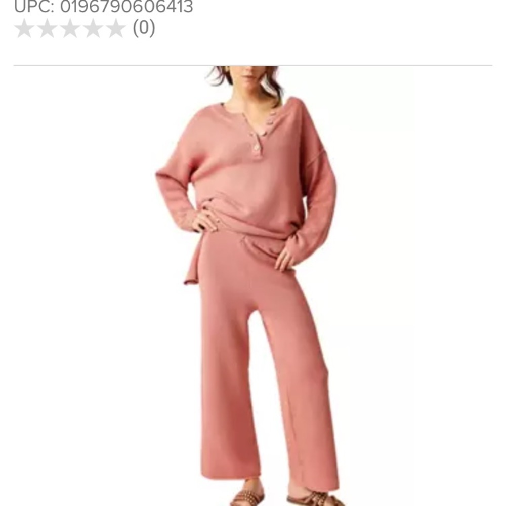 Free People Hailee sweater set